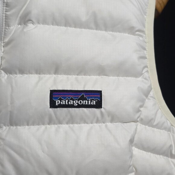 Patagonia #84628 Wmn's Down Sweater Vest - Birch White - Sz S - Picture 2 of 4